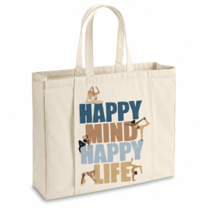Yoga Mat Tote Bag, Canvas Carrier for Fitness Accessories (Copy)